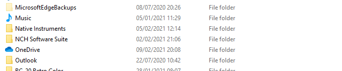 Wrong Location(?) of Documents folder and OneDrive problems Win 10-documents-contents.png