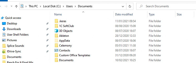 Wrong Location(?) of Documents folder and OneDrive problems Win 10-documents.png