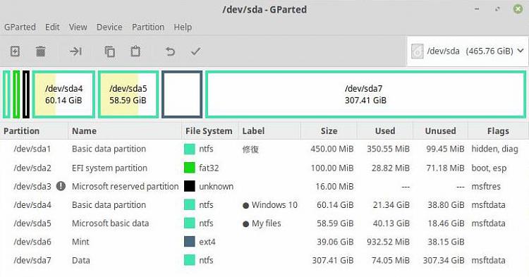 How can I move windows 10 boot files to another drive to allow linux-10-done.jpg