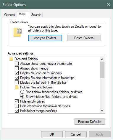 How to  enforce &quot;Details&quot; view in Windows File Select Dialog?-folderoptions.jpg