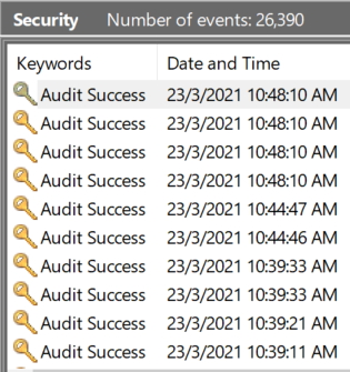 thousands of security logs in event viewer-audit-success-26390.jpg