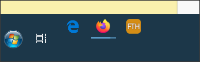 Taskbar pinned running program marker line problems-1.png