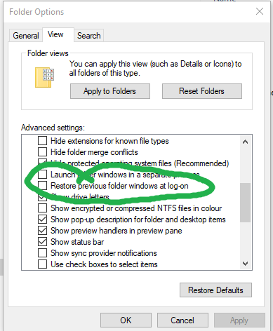 File Explorer keeps opening-restore-previous-folder-windows-log-.png