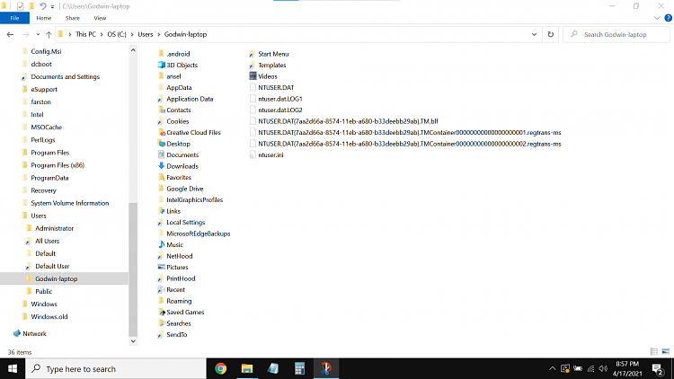 issue with deleting duplicate Desktop folder-image.png