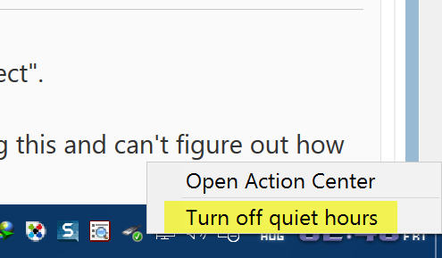 How to stop these slide-out notifications saying &quot;Attention required..-turnonquiet.png