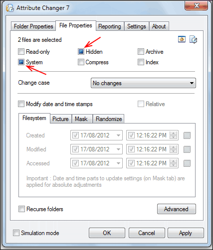 How to assign &quot;system&quot; flag to a folder? Hide folder in File Explorer?-1.png