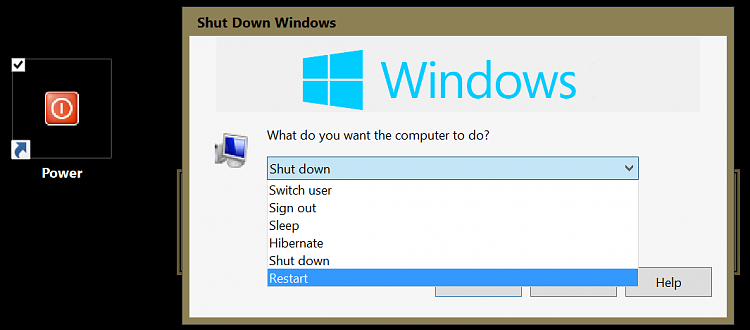 Shortcuts to open power menu or user menu.-000141.png
