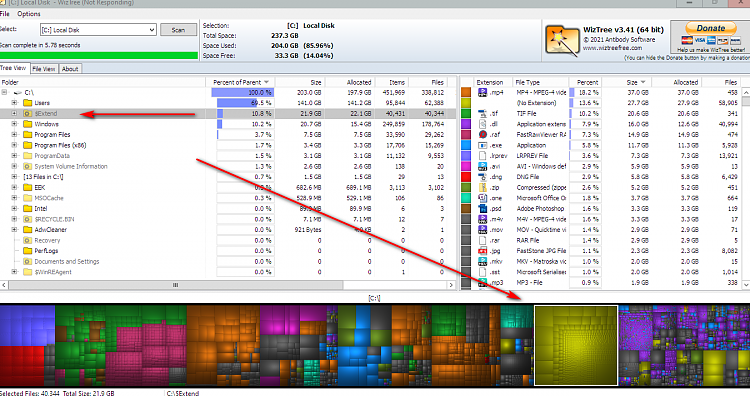 Messed up installing Fences software, now have lost 23GB of SSD-2021-05-05-c_-local-disk-wiztree-not-responding-.png