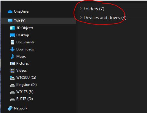 How to remove these &quot;Folders&quot; &amp; &quot;Devices and drives&quot;  from explorer-po.jpg