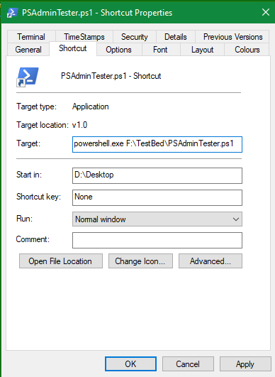 PowerShell file run with admin rights-ps-shortcut.png