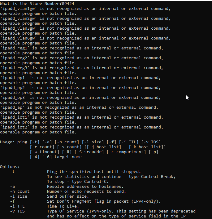 Creating a batch file