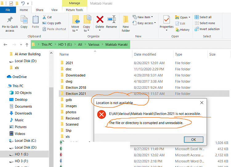 Windows 10: How to delete folders that are indicated as corrupted or u-image.png