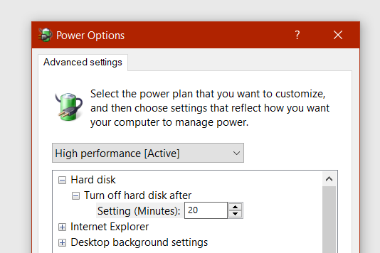 Folders pinned to Explorer Quick Access keep hard disk running?-power-options.png