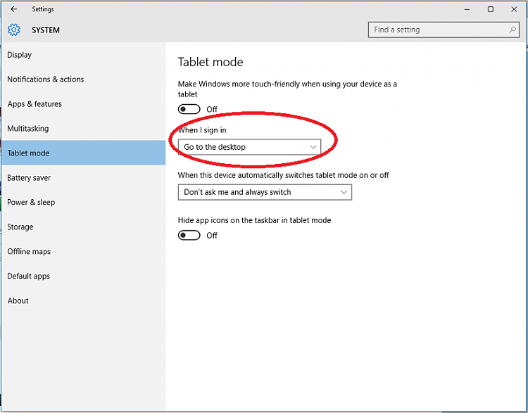 Win 8.1 Start Screen option still active: &quot;Show start on Sign-in&quot;-tabletfix.png