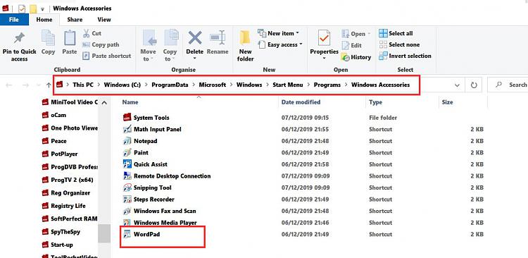 How to Put a Wordpad Document into a Desktop Folder-windows-accessories.jpg