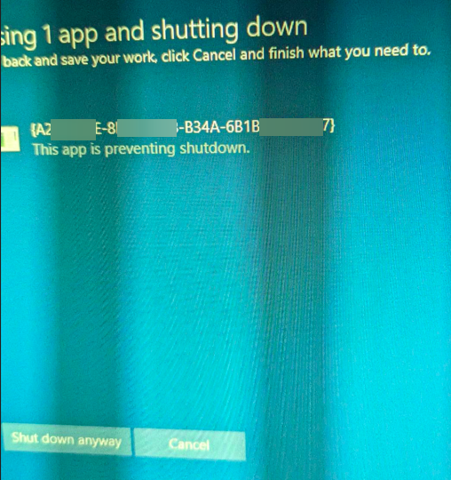 &quot;this app is preventing shutdown&quot; random numbers / letters program?-341243986_158429110497479_464557033407368082_n.png