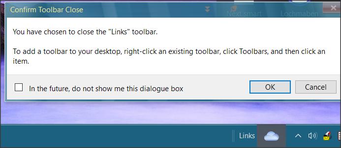 &quot;Links&quot; just appeared in my taskbar-1.jpg