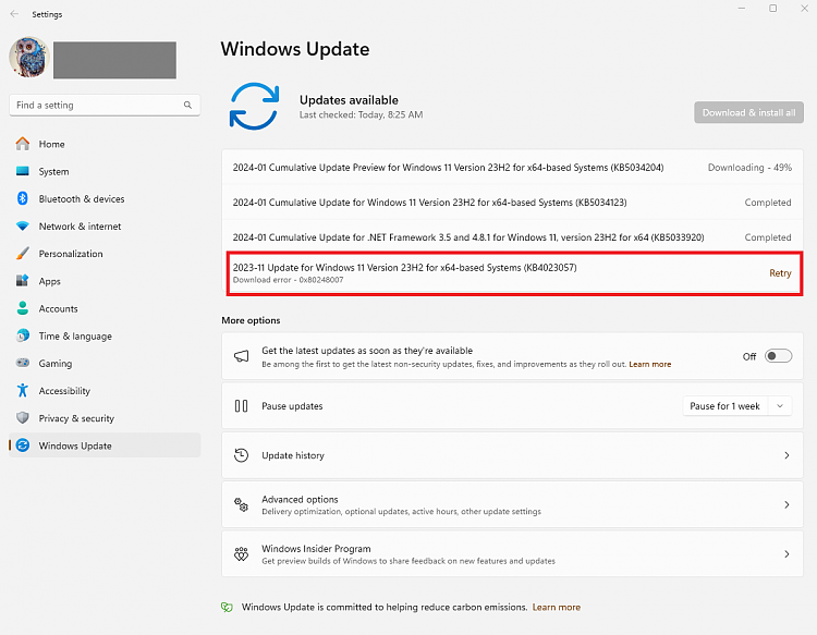 Download error 0x80248007 - 2023-11 Update for Windows 11 Version 23H2-test5510.png