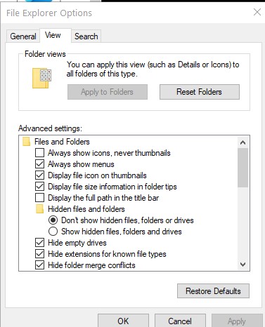 DNG files not displaying thumbnail-folder-options.jpg