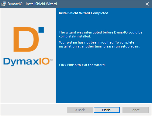 Single persistent install error over the years with a single product-condusiv-dymaxio-installer-error.jpg
