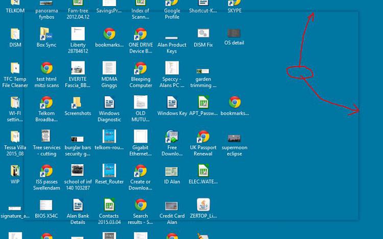 sav blad skære How to remove a "frame" on my desktop - Windows 10 Forums