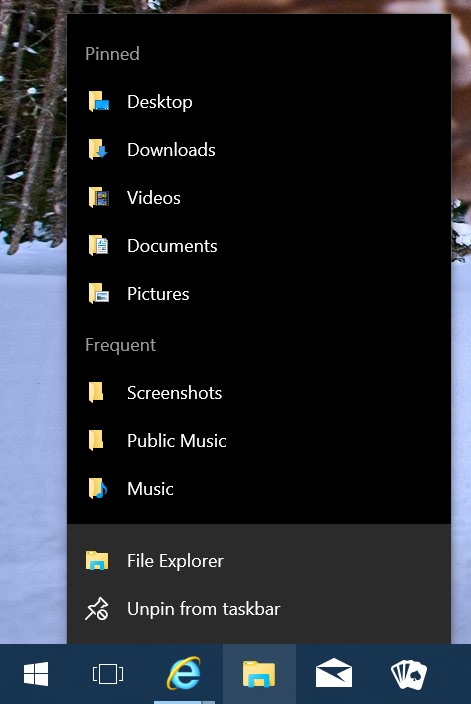 How do I disable the new Explorer taskbar context menu-jump_list.jpg