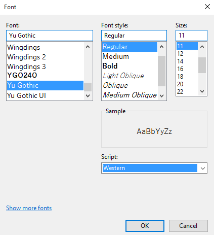 Notepad puts Y instead of \-fontsettings.png