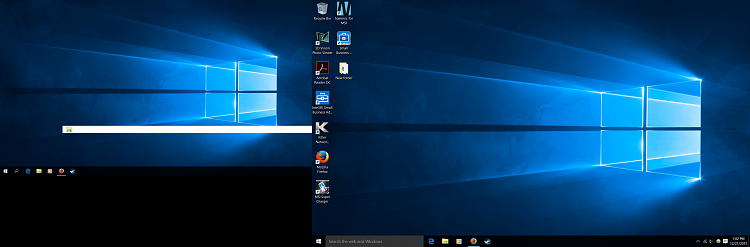 taskbar 2 monitors windows 10