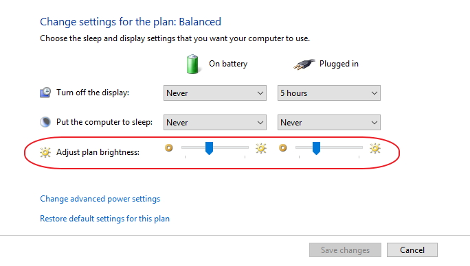 Where is &quot;Dim the Display&quot; option in WIn 10?-adjust-plan-brightness.jpg