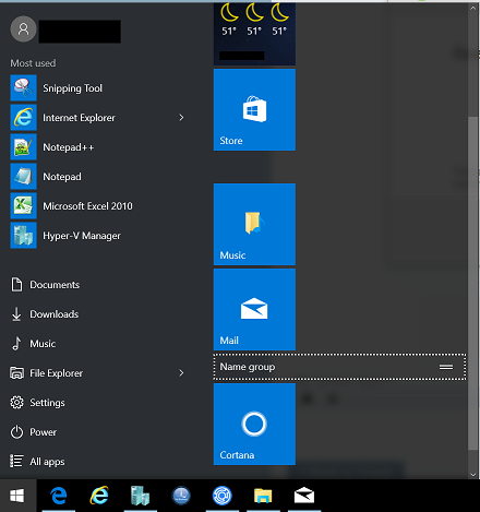 can i scroll up and down the start menu with the keyboard ?-capture.png