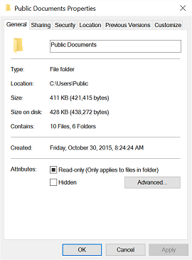 Windows 10 says that documents folder is a .sys file-capture.png