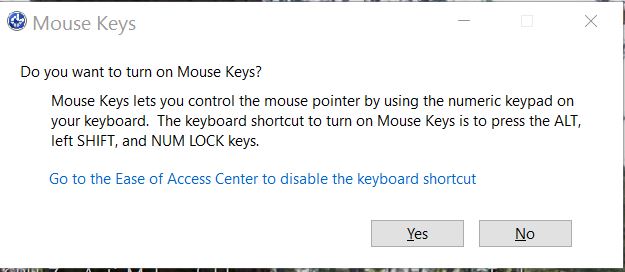 Cursor has disappeared - is this a hardware or software problem?-mousekey.jpg