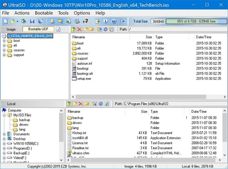 how to edit windows 10 iso file
