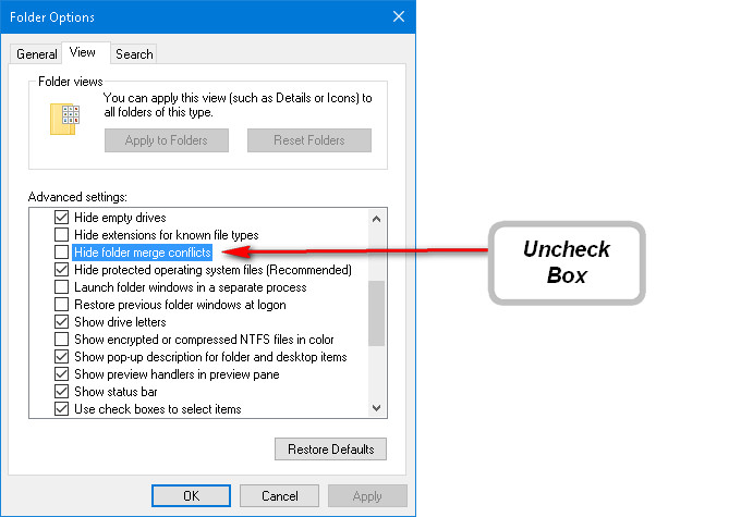 How to copy a folder into same folder without creating copy of folder?-unhide-merge-confict.jpg