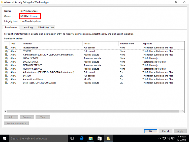 How to get Access to windows Apps folder on the secondary drive ?-screenshot_20160501051633.png