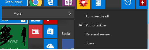 Can't edit tiles in start menu. Only &quot;more&quot; option appears.-start-menu.png