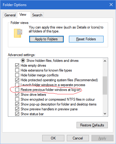 File explorer automatically starts at startup. I do not want this.-2016-07-07.png