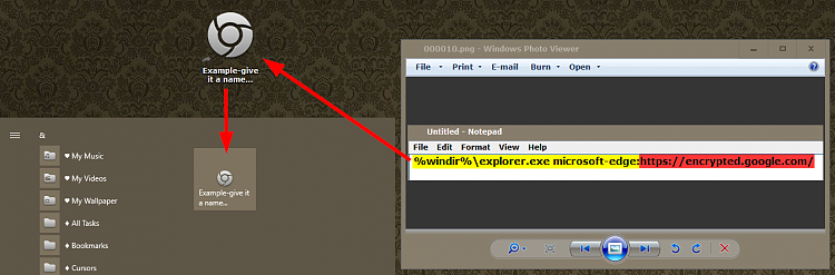 How to write a caption on 'Pin to Start' selected websites.-000012.png