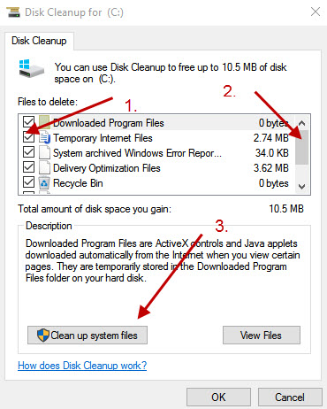 Not getting back space even after disk clean up and ccleaner-cleanup-1.jpg