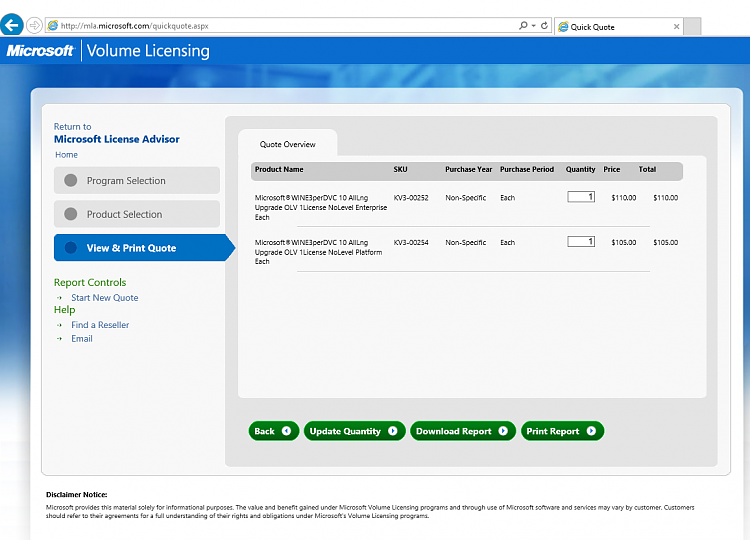 What is the cost of Windows 10 Enterprise for one license?-image.png