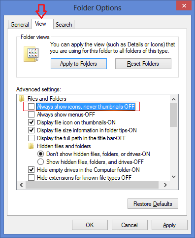 -ON / -OFF After each Folder Option in Windows 10-thumbnail_not_show_2.png