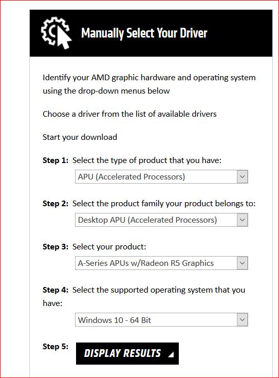 Amd hd 7540d 2025 driver