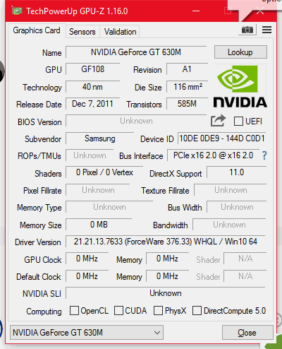 Featured image of post Gt630M Specs Nvidia geforce gt630m h zl olarak tabir edilebilecek orta s n f laptop grafik kart