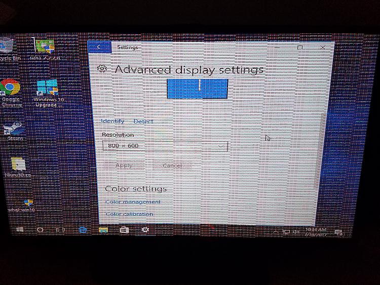 Artifacts on screen. Screen goes black-20170710_133455.jpg