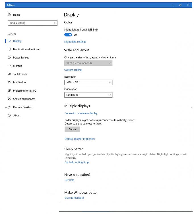 Windows 10 Display Too Big for Monitor (HDTV) Intel Graphics 630-displaysettings.jpg