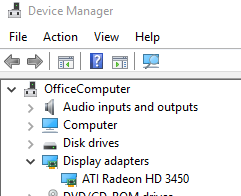 Radeon 3450 windows 10 clearance
