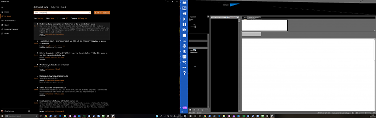 Corruption of display, Windows 10 Insider 17063, HP EliteBook G3 1040-corruption.png
