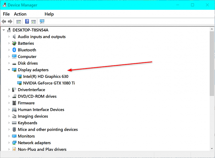 intel uhd graphics 630 driver update