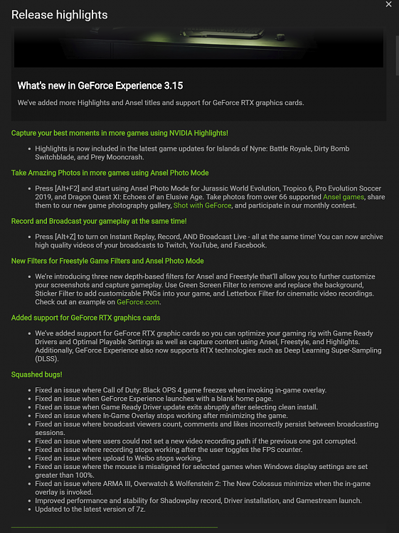 Latest Nvidia Geforce Graphics Drivers For Windows 10 Page 132 Windows 10 Forums
