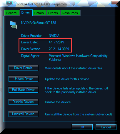 Latest NVIDIA GeForce Graphics Drivers for Windows 10-nvidia-driver-version-date-shown-device-manager.png